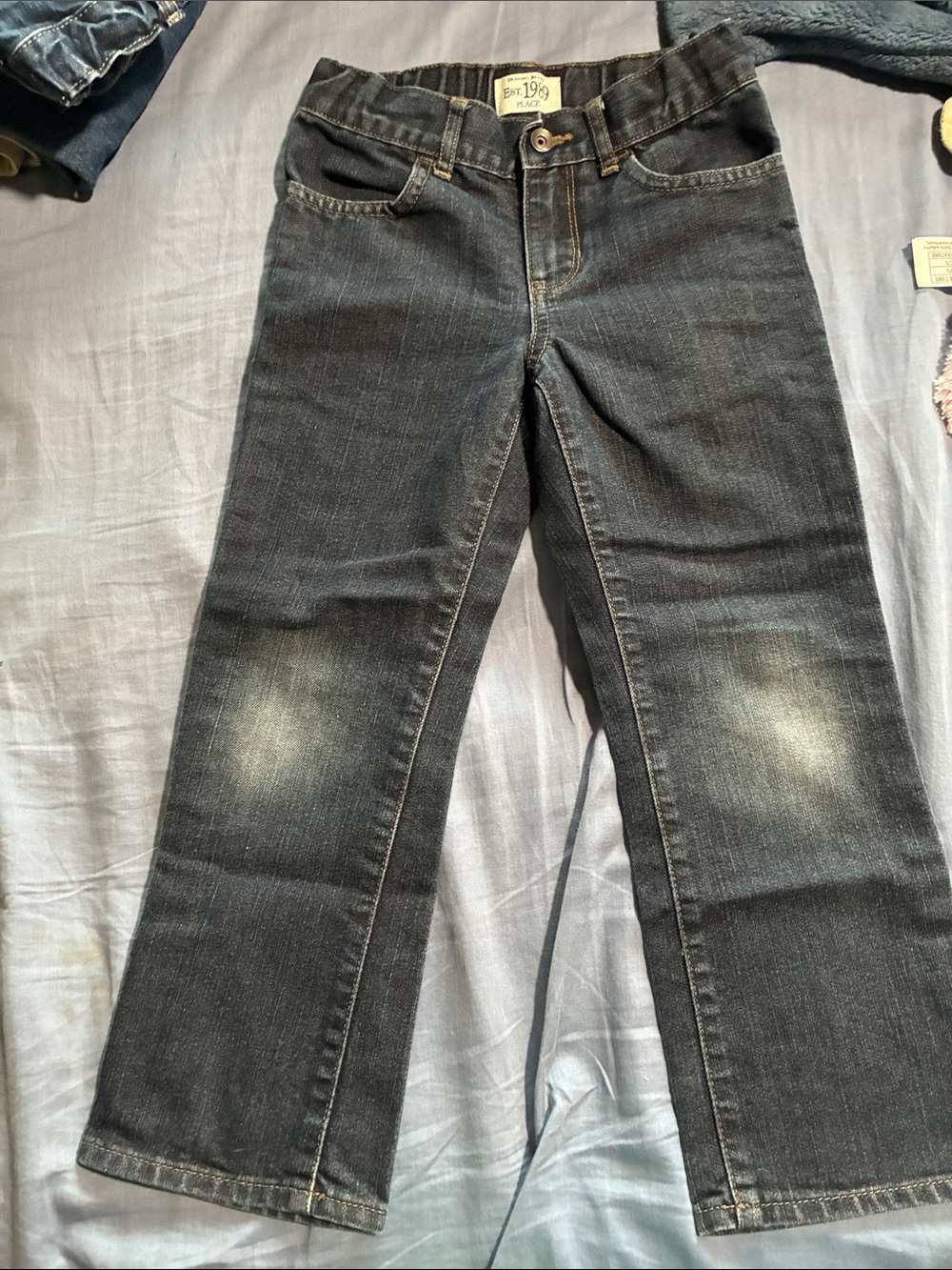 The Children's Place Faded Black Boot Cut Jeans